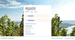Desktop Screenshot of agate.ch