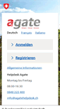 Mobile Screenshot of agate.ch